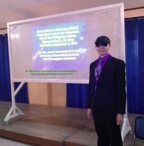 Dr. Atty. Noel G. Ramiscal's lecture on Social Media E-Discovery for IBP Nueva Vizcaya, September 9, 2015