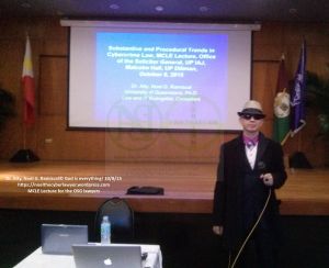 Dr. Atty. Noel G. Ramiscal's MCLE lecture for OSG lawyers, Oct. 8, 2015