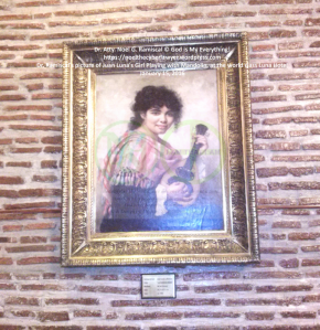 Dr. Atty. Noel G. Ramiscal's picture of Juan Luna's Girl Playing with Mandolin