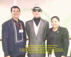 Dr. Atty. Noel G. Ramiscal at the DFA, August 12 2016 with Atty Arevalo and AttyFSO Donna F. Gatmaytan